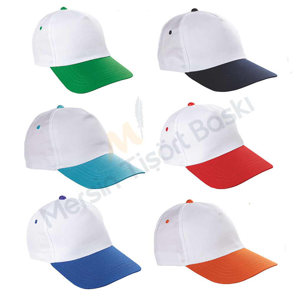 Renkli Siperlikli Şapka